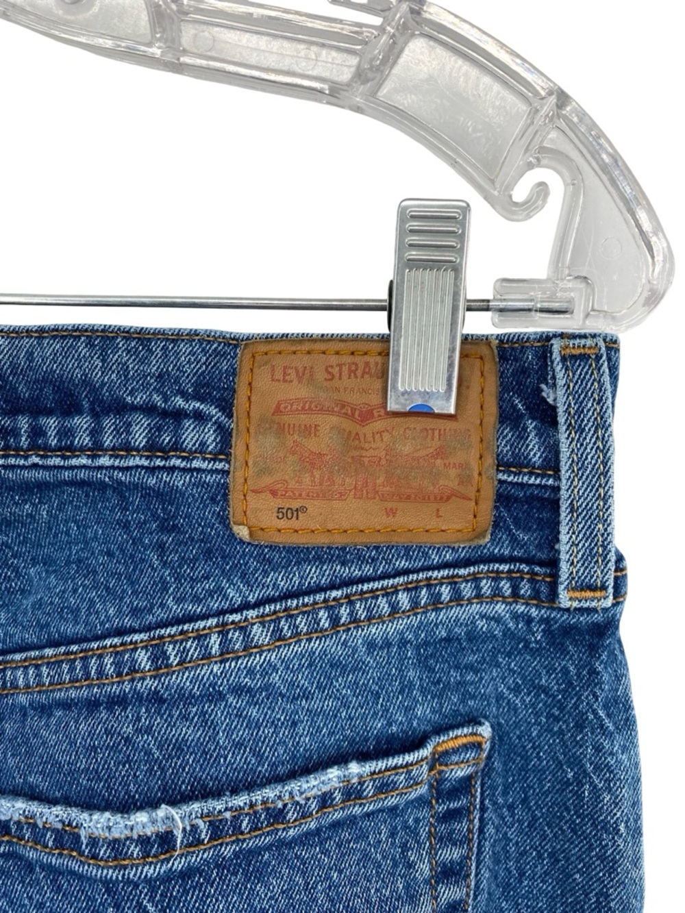 Levi’s 501 Original Jeans Straight Leg Button Fly Men’s Size 33 x 30 - Picture 6 of 11